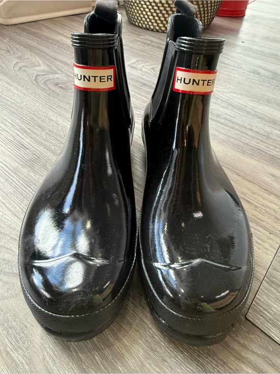 Hunter Other - Hunter short Black Gloss Chelsea Rain Boots